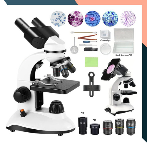Binocular microscope 40x 1000x - binocular,