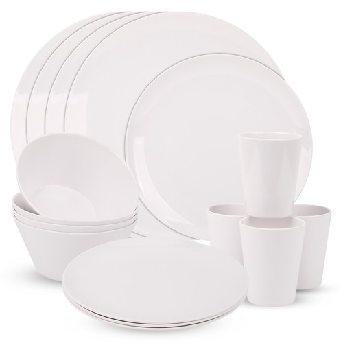 White dinnerware bowl - white,