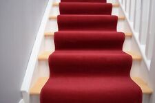 Plain red hall way very long stair runner Wedding Carpet Hollywood Style