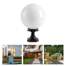 Ball Lampshade Gate Post Lights Modern Exterior Lighting Fixture Outdoor