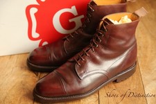 Grenson Brown Leather Derby Boots Shoes Men UK 10.5 E US 11.5 EU 44.5