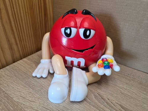 Red sweet dispenser - m&ms,