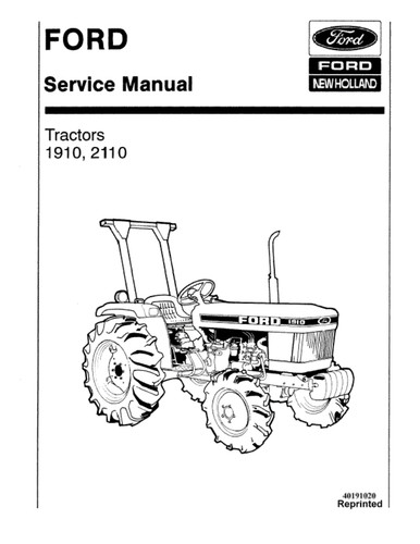Ford tractor 1910 2110 - 1910, &