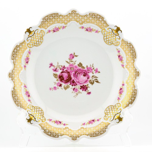 German porcelain plate - german,