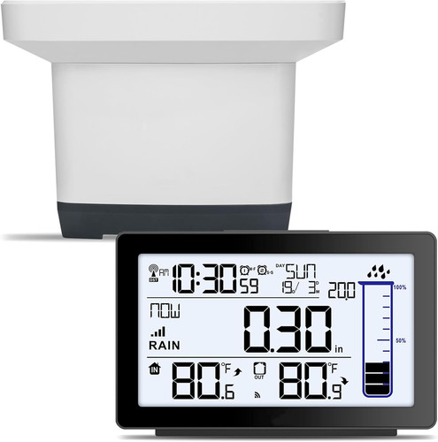 Wireless rain gauge outdoor - wireless,