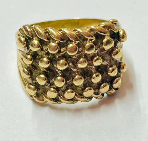 Large 9ct yellow - "large,