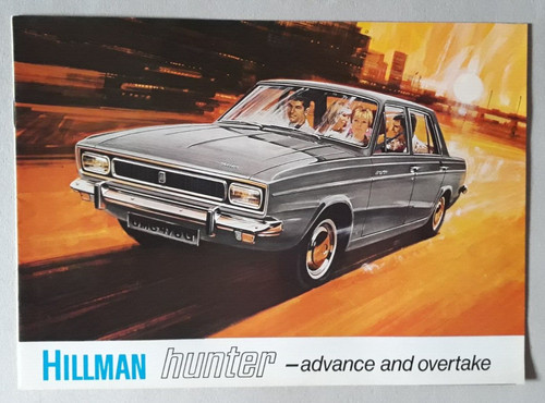 Hillman hunter saloon brochure - hillman,