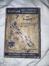 Vintage Sears Craftsman Drill Bit Grinding Attachment 9-6677 - w/box