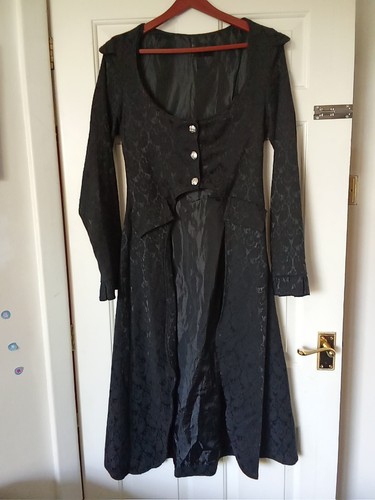 Dracula clothing black brocade - dracula,