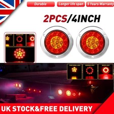 2x 4" Round 16LED Sealed Truck