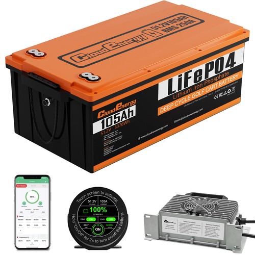 48v 105ah lithium - lithium, cart