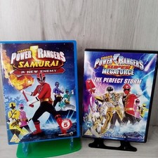 POWER RANGERS SAMURAI A NEW ENERGY & SUPER MEGA FORCE DVD BUNDLE - RARE RETRO