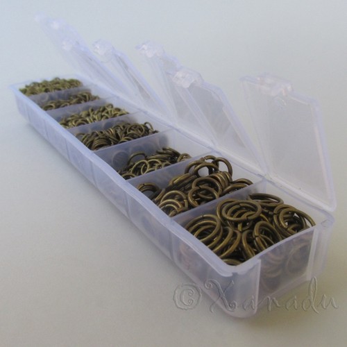 Jump rings antiqued bronze - jump,