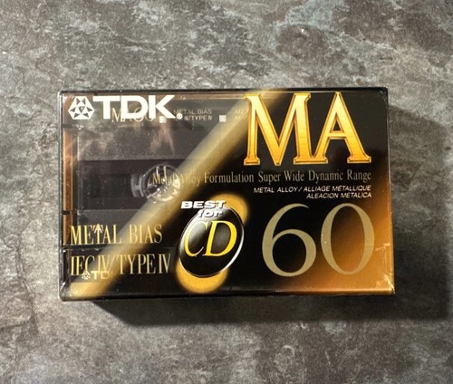 Tdk ma60 metal type audio - tdk,