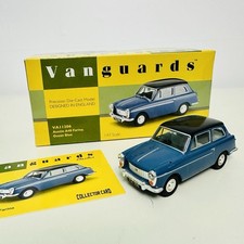 Vanguards 1:43 Austin A40 Farina Diecasg Car Model Ocean Blue VA11206 *Damaged*