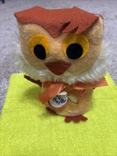 Vintage 9” Tall Plush FRIEND OWL from Disney Winnie the Pooh with Tag!