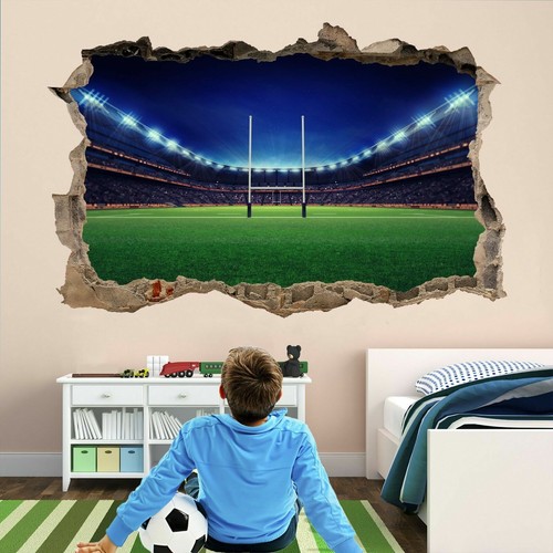 Rugby stadium wall - stadium, 3d