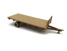20FT FARM BALE TRAILER LASER CUT KIT FOR OO GAUGE 1:76 MODEL RAILWAY - LX441-OO