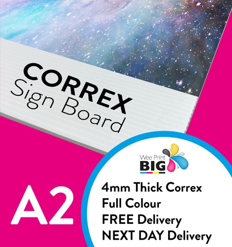 Plastic 4mm correx board - 4mm,