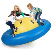 Large Kids Inflatable Dome Rocker Bouncer Roll & Play Bouncing Ball Game Toy