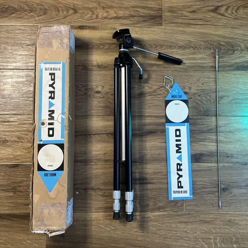 Vintage camera tripod - camera, pyramid