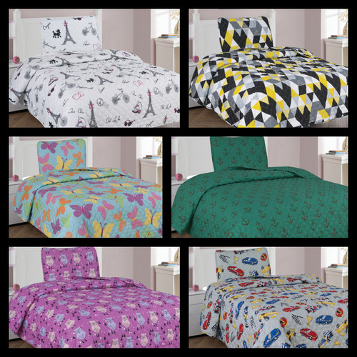 3pc bedding quilt set - quilt,