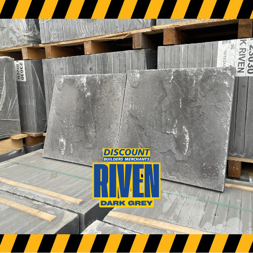 Riven concrete slabs 450x450 - concrete,