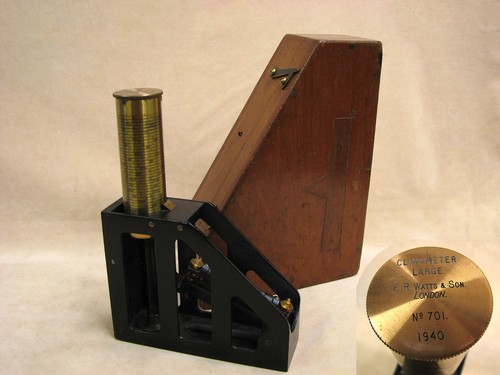 Large ww2 military clinometer - large,
