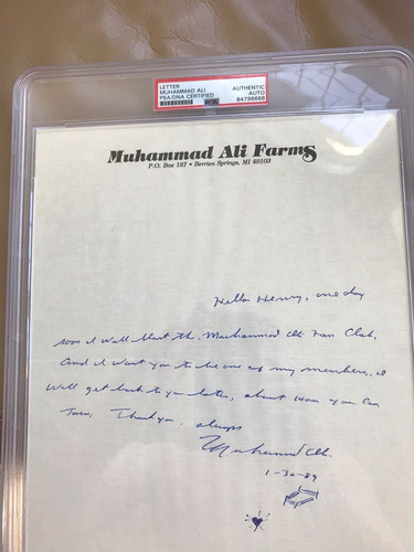 Muhammad ali signed - 🔥🔥muhammad,