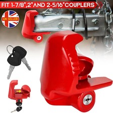 High Security Hitch Lock Caravan Trailer Hitch Coupling Tow Lock Universal W/Key