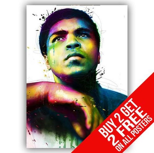 Muhammad ali boxing gym poster - ali,