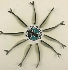 10 x Real Minnow HD Drop Shot LRF Soft Fishing Lure Jig Perch Pike Chub Bass 