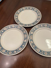 3 X Vintage Broadhurst Ironstone Windsor 9.5 Diameter Dinner Plate Made England