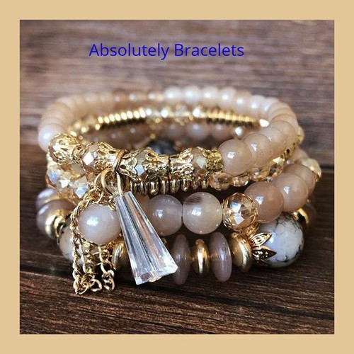 Gold stacker bohemian stretch - gold,