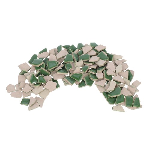 Broken ceramic pieces floor - broken,