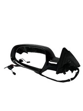 Audi A4 B8 8K Left front door electric wing mirror Black 6+2 WIRES RHD A2l6b5s