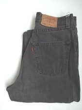 LEVI'S 901 JEANS WOMEN'S HIGH WAISTED TAPERED W28 L32 MID GREY LEVB183