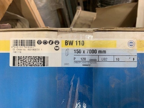 Linisher wide sander - wide, sanding