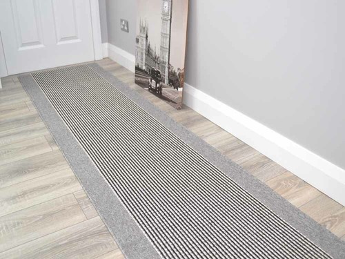 Grey very long narrow runner - very,