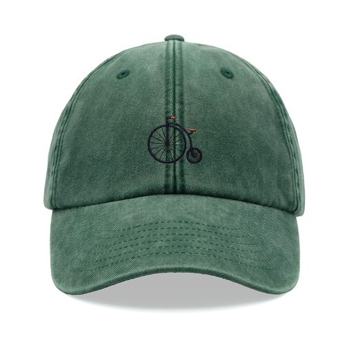 Penny farthing baseball - penny, cap