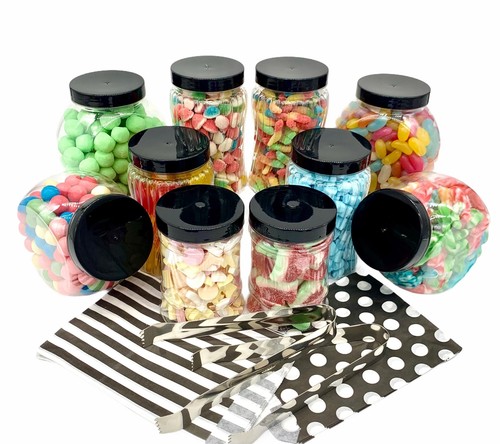 Mini black plastic sweet - mini,
