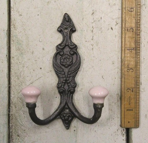 Rustic iron coat hook - , retro