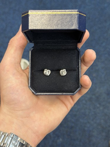 18ct white gold floating - gold,