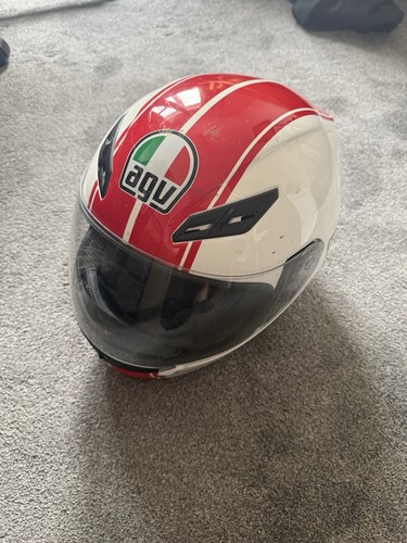 Agv evo red white - k4, face