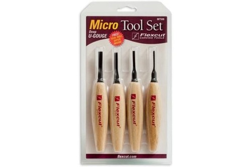 Flexcut deep gouge micro - u-gouge,