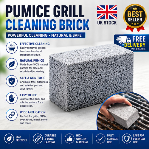 Bbq grill cleaning brick - bbq,