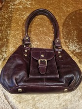 Brown Leather Oriano  Hand/ Shoulder  Bag Gorgeous