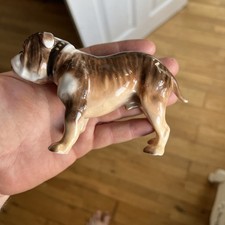 Vintage Royal Doulton English Brindle Bulldog HN 1047.