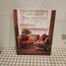 Laura Ashley 'Decorating With Textiles And Trimmings' HardBack Coffee Table Book