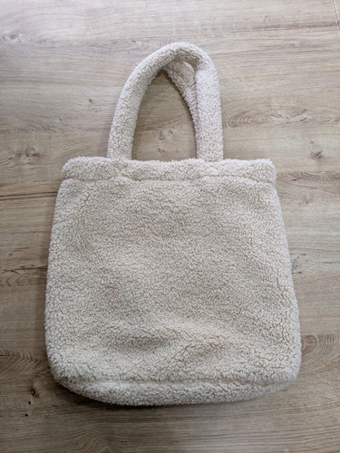 Primark cream fleece - cream, bag